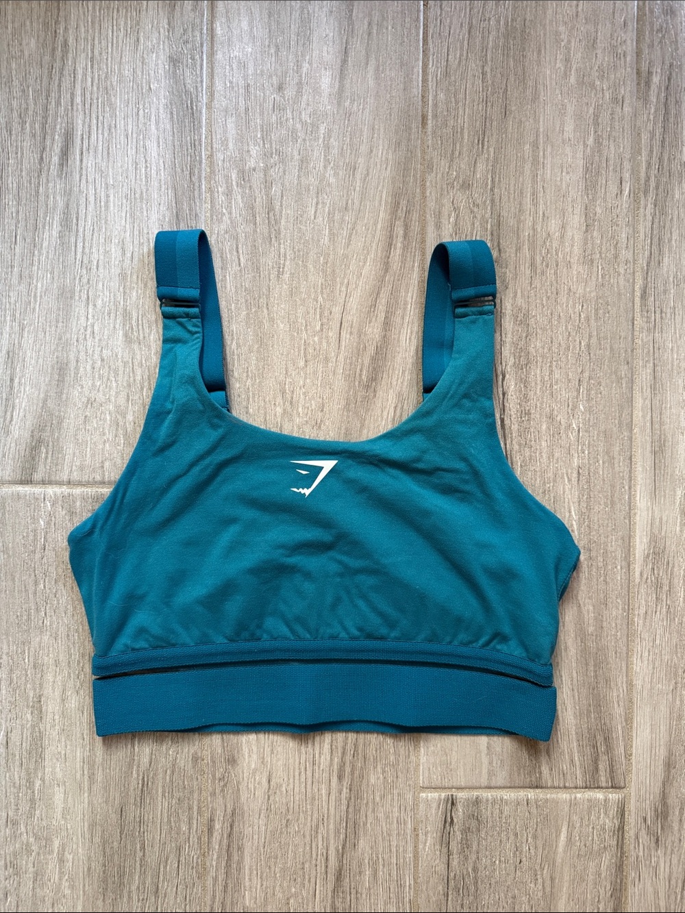 Gymshark Teal Green-Blue Supportive Sports Bra